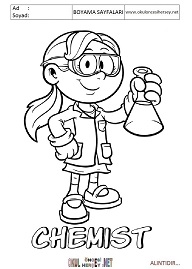 ingilizce boyama sayfaları